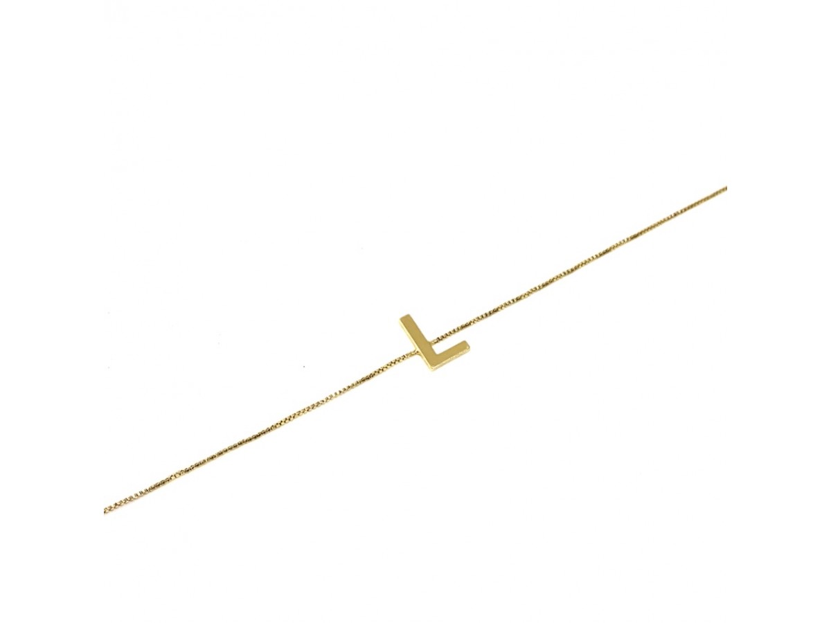 Pulseira Inicial Ouro 18k.